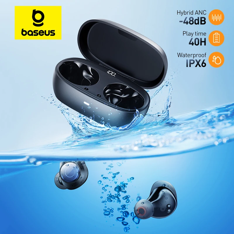 Baseus Bluetooth Headset wireless Earphones video Games